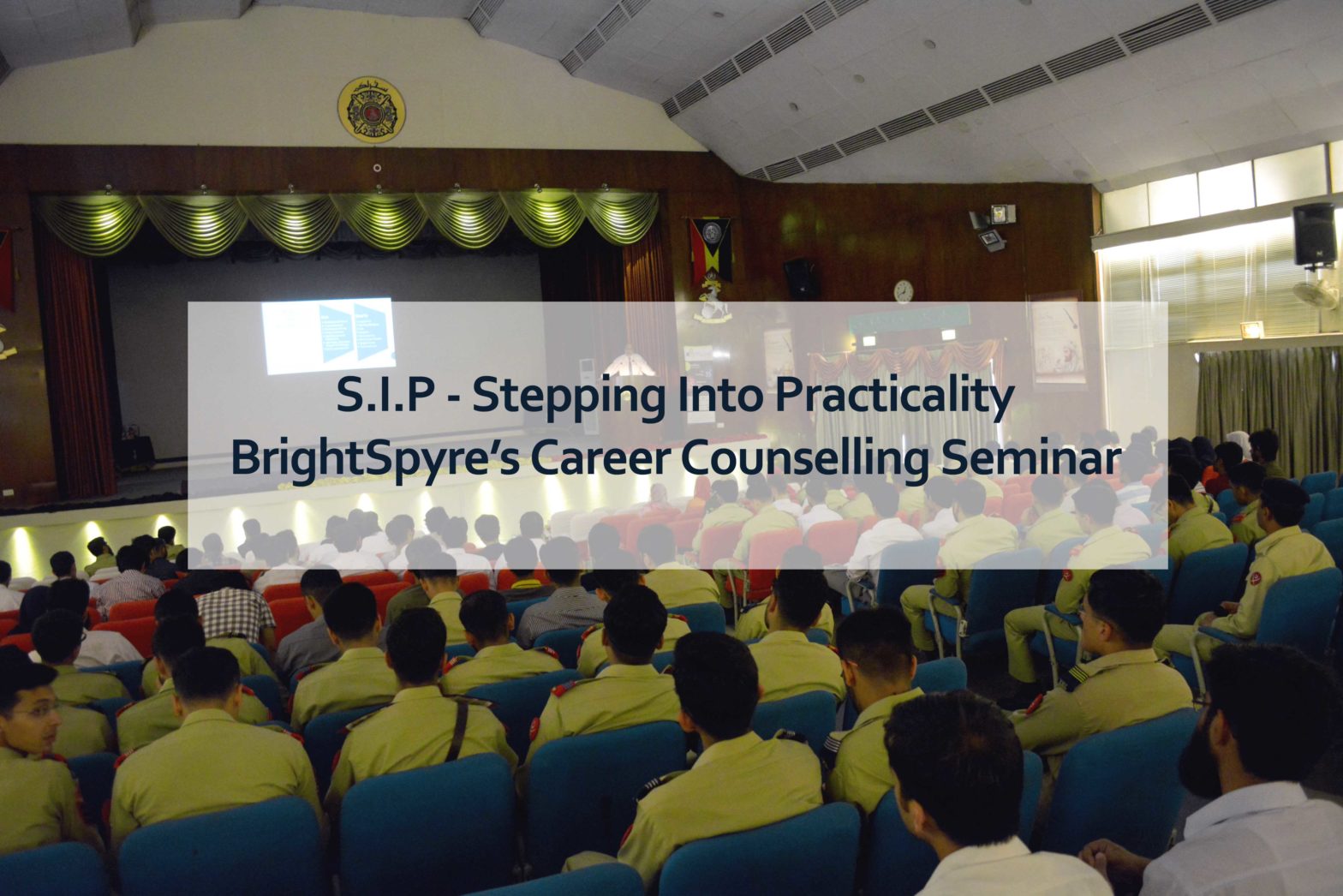 Career Counselling Seminar at NUST by BrightSpyre