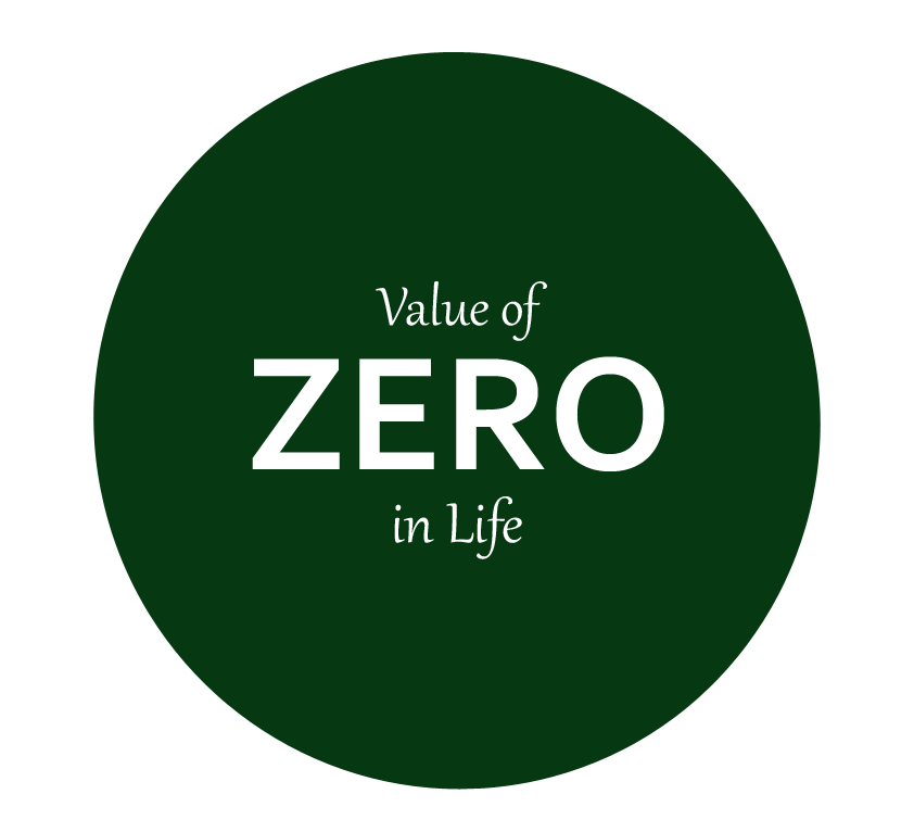 Value of zero in life