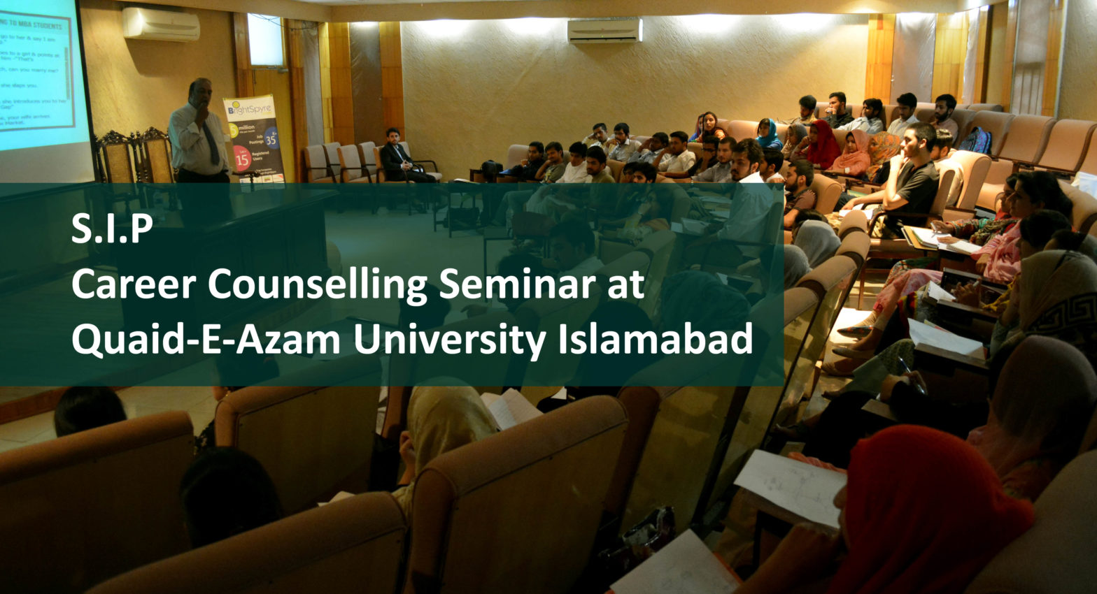 QAU – Career Counselling Seminar by BrightSPyre